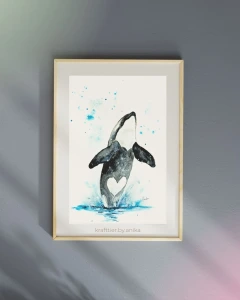 Orca Art Seele Anika graueWand