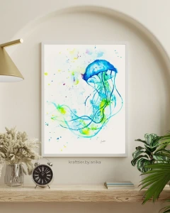 Qualle Art Seele Anika Wand