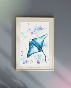 Rochen Art Seele Anika graueWand